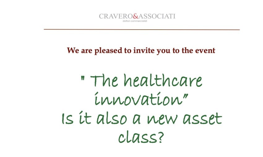 The healthcare innovation” Is it also a new asset class?